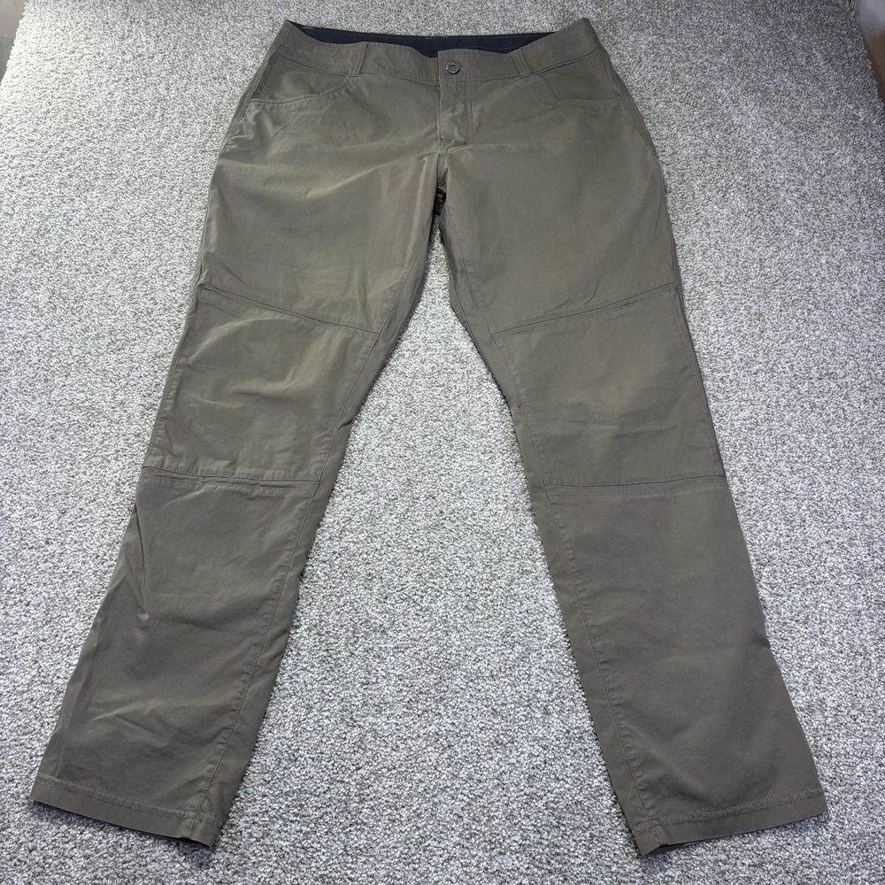 Kuhl Free Radikl Pants Mens 36x32 Brown Khakis Stretch Hiking Outdoor Casual
